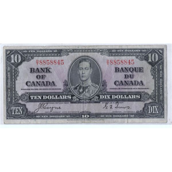 1937 Ten Dollar Bill