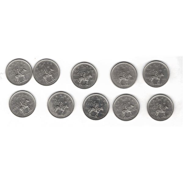 TEN 1975 Quarters - Mountie Quarters