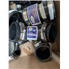 Image 3 : Box of Various Length/Size Flexible Coupling and Elbows and Tees