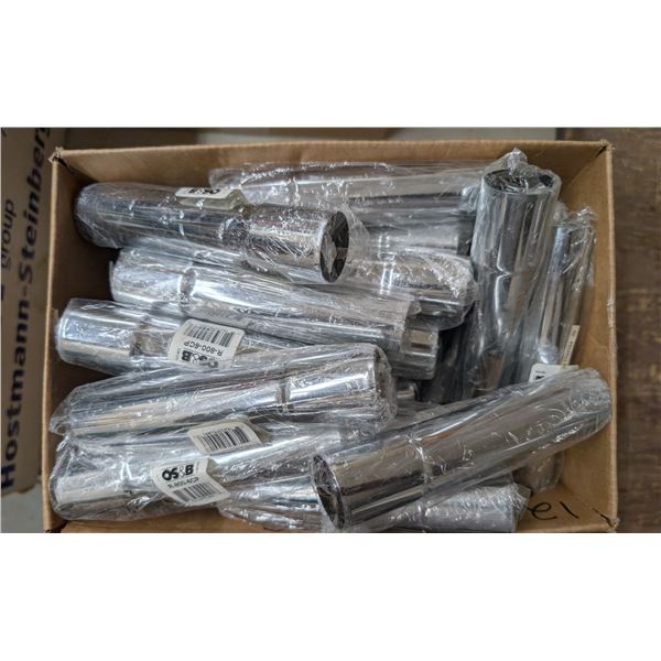 Lot of Chrome Tubes and Wall Chrome Tubes