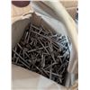 Image 7 : Box of Misc. Nails, Screws, hex Cap, and etc.