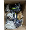 Image 1 : Box of Misc. electrical Items w/ thermostats
