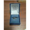 Image 4 : The Bradford Exchange 9.25 Silver Sterling Ring w/ Certificate and House in original case