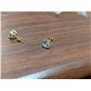 Image 2 : Gold Coloured Marked 9.25 Silver Earrings