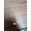 Image 1 : 10K Marked Necklace w/ Angel Design Pendant