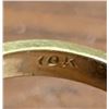 Image 3 : 10K Marked Ring w/ "Black Diamond" Top (Broken, and not Confirmed)