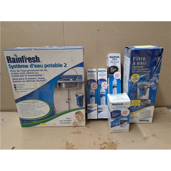Lot of Water Filter Related Items w/ original Boxes