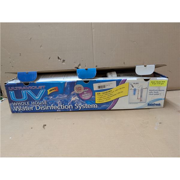 Ultra Violet UV Whole House Water Disinfection System Model R830 (Possibly New in box)