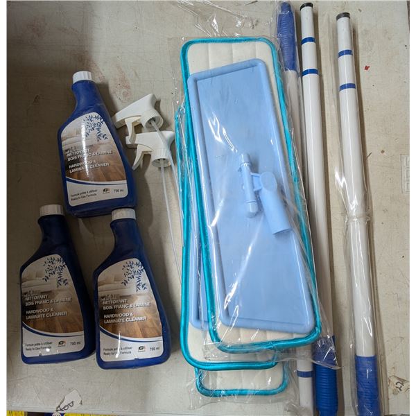 (3) Floor Cleaners w/ ready to go Formula and Cleaning Cloths