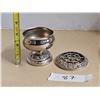 Image 2 : Vintage Silver Plated Jewelry Box & Rose Bowl