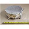 Image 3 : Vintage Silver Plated Jewelry Box & Rose Bowl