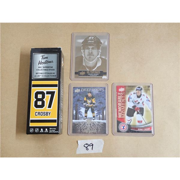 Sidney Crosby Collectable Stick & Cards