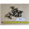 Image 1 : (10) Pieces Brass Hardware - Dresser/Cabinet Knobs