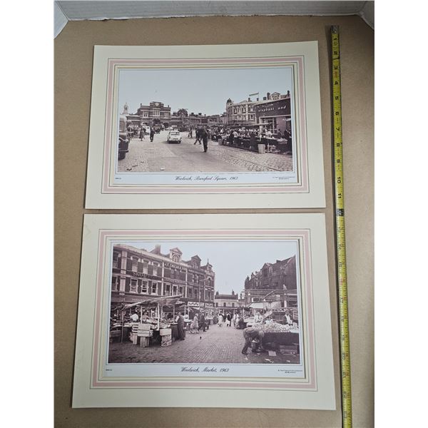 1963 Olde English Photograph Prints, Matted