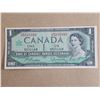 Image 4 : 1967 Canadian $1 Bill and 1967 Commemorative Nickle