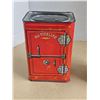 Image 3 : (3) Vintage Tins (Nesquik Penny Bank, Rogers Syrup, Riley’s)