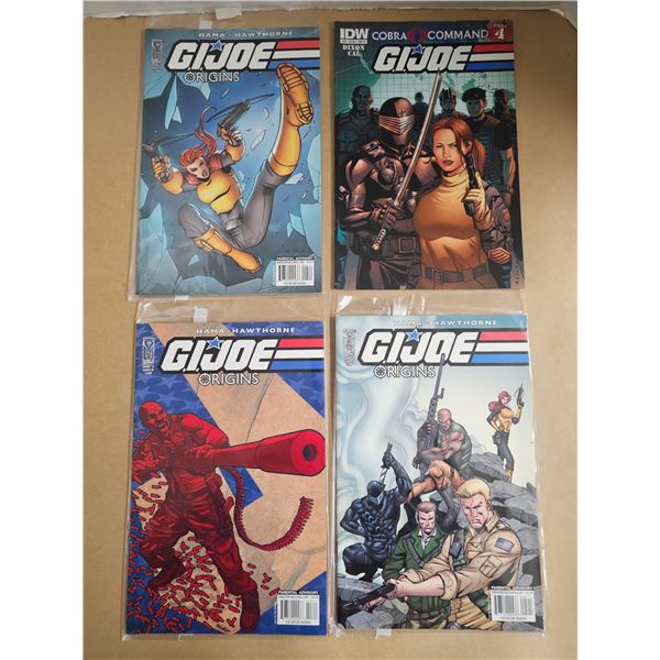 (4) 2009/2012 GI Joe Comics