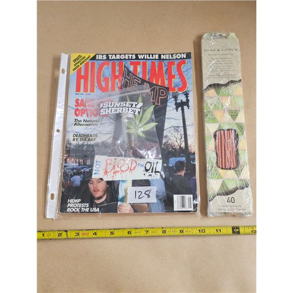 1991 “High Times” Magazine w/ Insence and Seeds