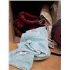 Image 2 : sleeping bag + fleece blankets/towels