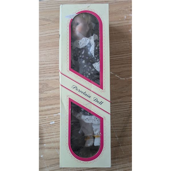 Vintage Sabre Porcelain Doll Housed In original Box