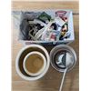 Image 1 : Lot of Bumper Harvest Bowls, Velcro Straps, Craft materials, and etc.