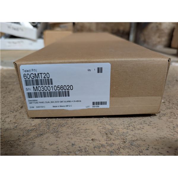 Sealed 60 GMT 20 S/N M030010566020 GMT Fuse Panel: Dual 60 A 20/20 GMT Alarm