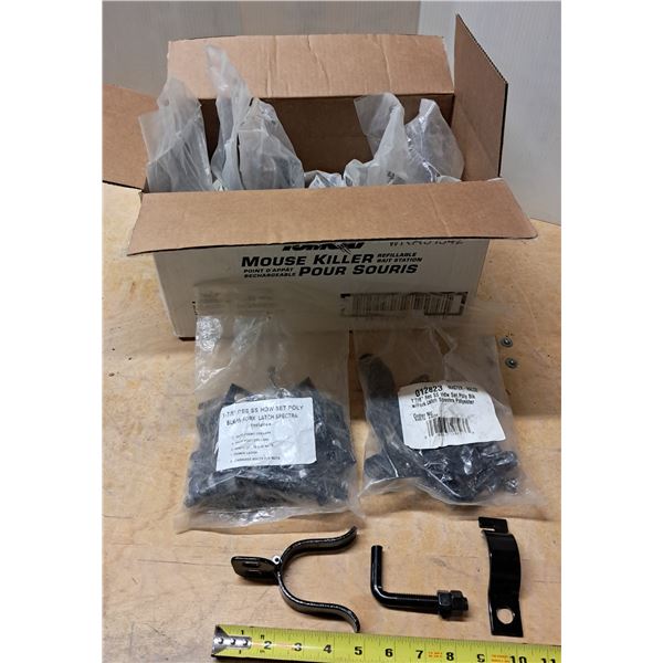 1-7/8" rail SS set poly blk w/ fork spectra