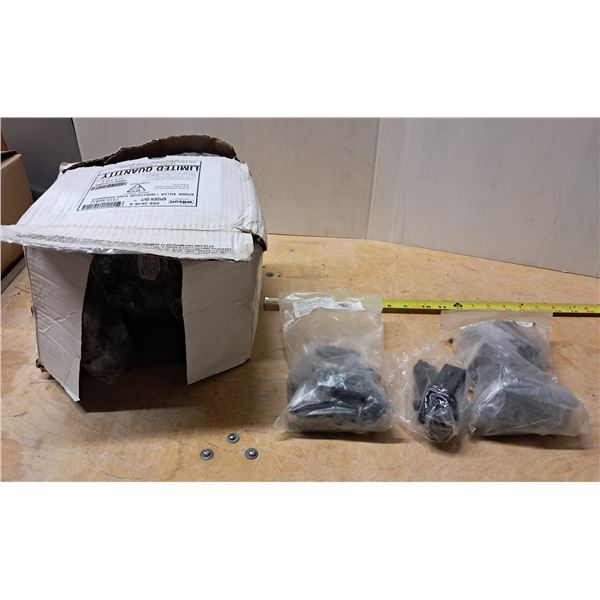 2 bags deck rail connectors, 49 bags of installation brackets