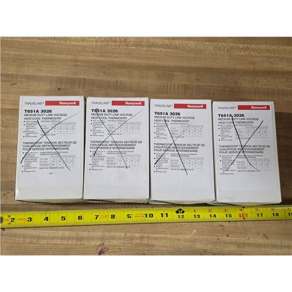 4- T651A- 3026 medium duty line thermostats