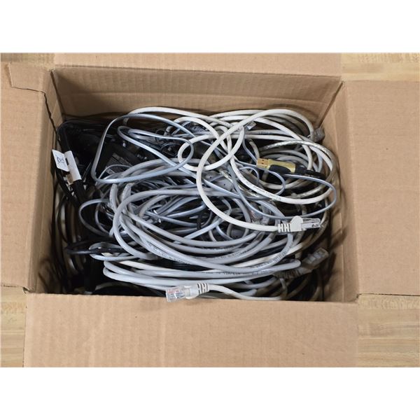 Box of misc cables
