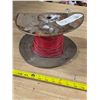 Image 1 : Spool of red wire- 600v