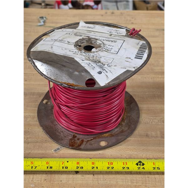 Spool of red wire- 600v