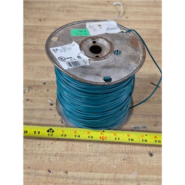Spool of green wire- 1000v