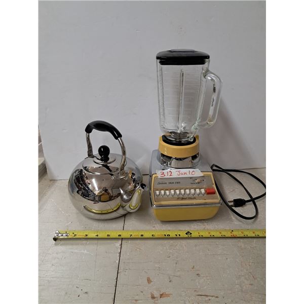 electric blender + kettle