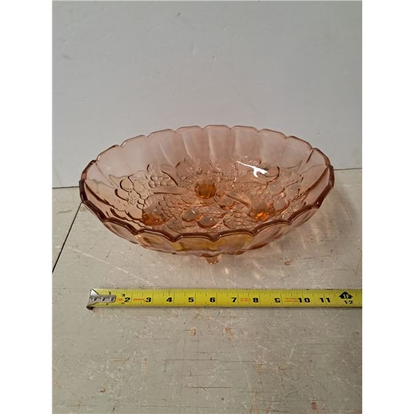 oval glass bowl