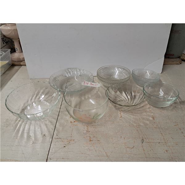 glass bowls