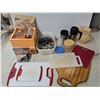 Image 1 : cutting boards + cake decorating misc