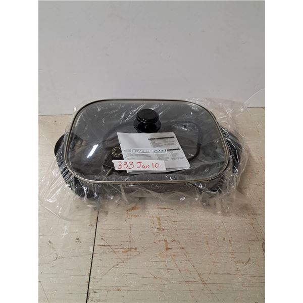 black + decker 15" electric skillet