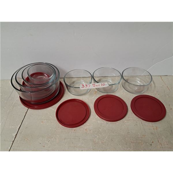 anchor glass storage container set