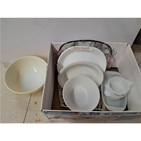 1 pyrex rest misc glass dishes