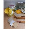 Image 2 : tupperware lot + rolling pins