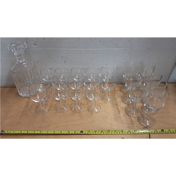 wine glass cup set