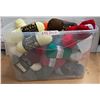 Image 1 : tote box of yarn