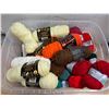 Image 2 : tote box of yarn