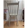Image 2 : White wooden chair- 30"H