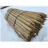 Image 3 : Approx 115 Fence posts- 3"- 4"W by 7' L- bundles