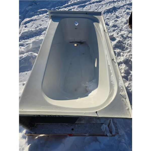 Bath tub- 60" by 30" by 19"H