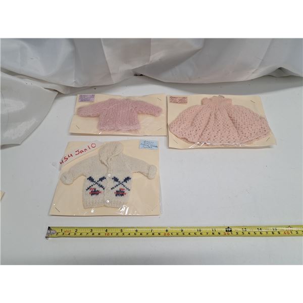barbie doll sweaters + dresses