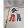 Image 1 : barbie doll rain coat, pants, tank top + shorts