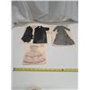 Image 2 : long barbie doll coat + two dresses